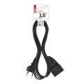 Predlžovací kábel 1 zásuvka 1,5 m EMOS PC01301