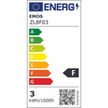LED žiarovka GU10 2,9W MR16 biela prírodná EMOS ZL8F03