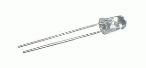 LED 5mm žltá 1200mcd/120° číra