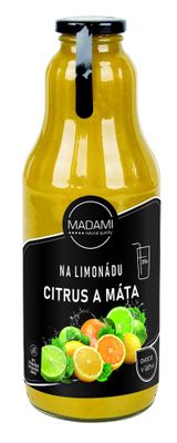 Citrus & Máta 1 000 ml: ovocie na limonádu