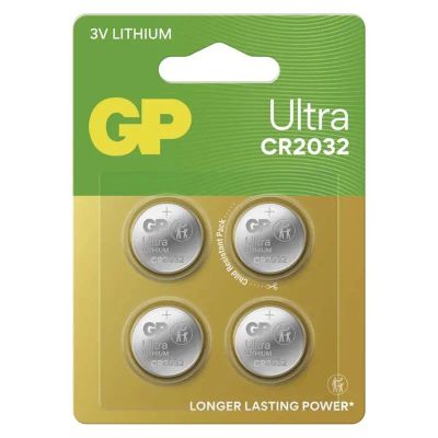 Batéria CR2032 GP Ultra Lithium 4ks