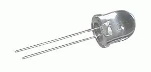 LED 10mm biela 3500mcd/25° číra