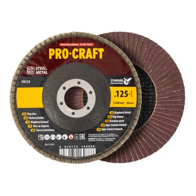 Kotúč lamelový 125mm P60 PROCRAFT FD125