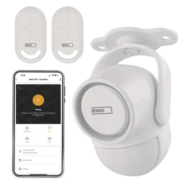 Alarm GoSmart EMOS IP-126L GUARDIAN so senzorom pohybu WiFi Tuya
