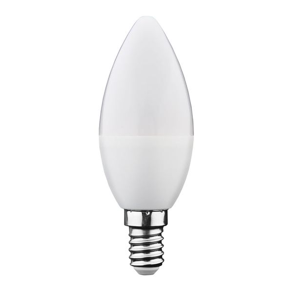 Žiarovka LED E14 6W C37 biela teplá GETI SAMSUNG čip