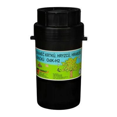 Odpudzovač krtkov a hrabošov FORMAT ODK-H2 s náhodne sa meniacim zvukom