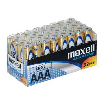 Batéria AAA (R03) alkalická MAXELL Power 32ks