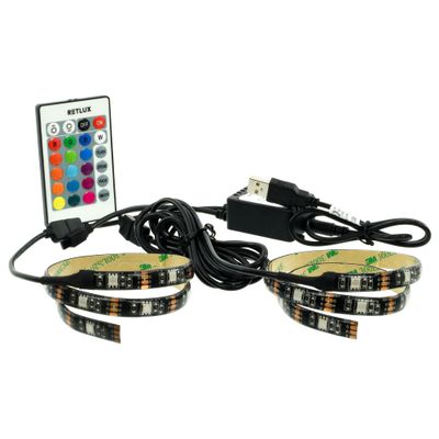 LED pásik pre TV 30LED RGB RETLUX RLS 102 USB