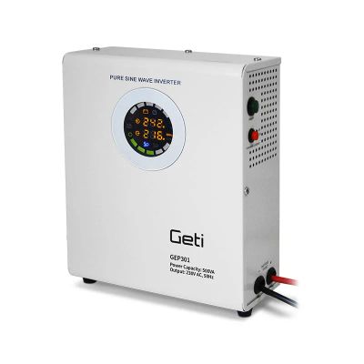Zdroj záložný GETI GEP301 sinus 300W nástenný (500VA)
