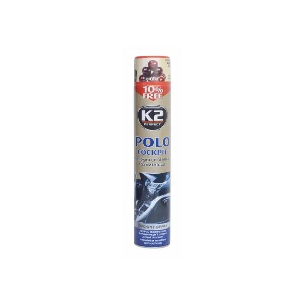 K2 Polo Cockpit Interior Plastic Protector 750ml Cherry