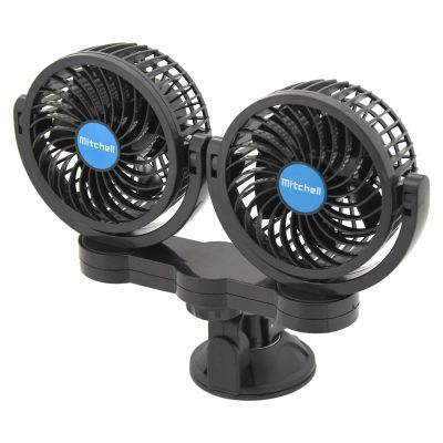 Ventilátor MITCHELL 07222 DUO na prísavku 12V