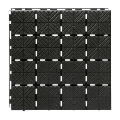 Dlaždice záhradné EASY SQUARE čierna 40x40cm - 1,5m2