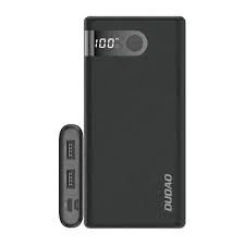 Powerbank Dudao K9Pro 10000mAh, LED (sivá)