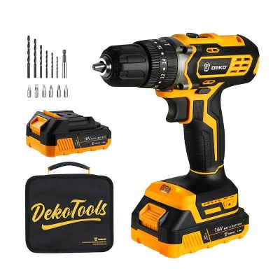 Akumulátorová/príklepová vŕtačka Deko Tools DKCD16ID01-B5S2 16V