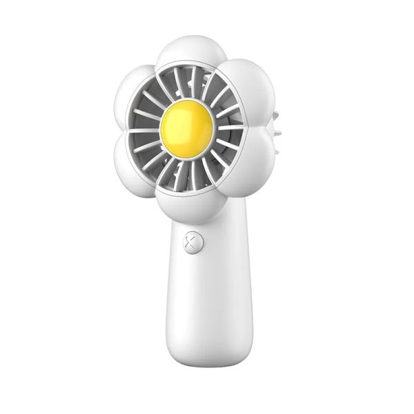 Mini ručný ventilátor LLD-F83F, biely