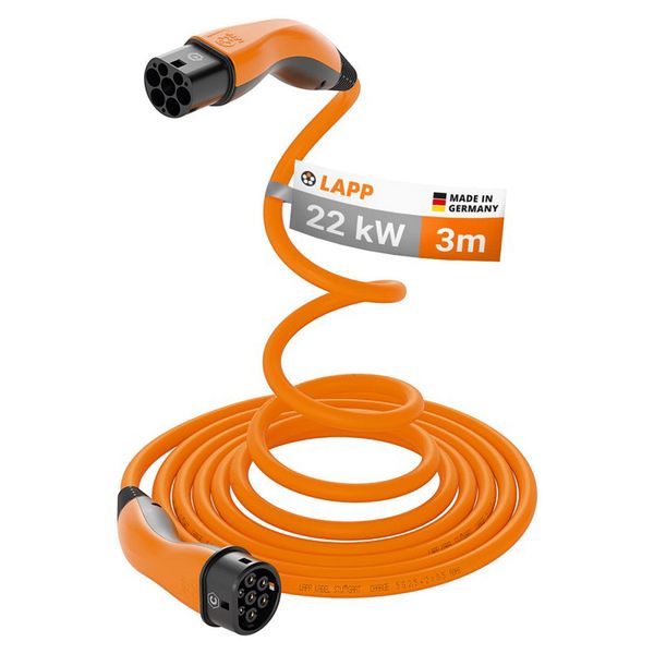 Kábel nabíjací LAPP 75745 typ 2 22kW 32A 3 fáza 3m pre elektromobil