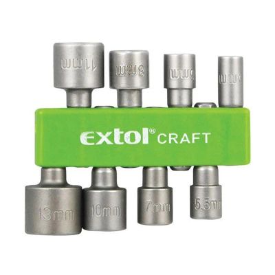 Nástrčné kľúče do vŕtačky EXTOL CRAFT 10213 8ks
