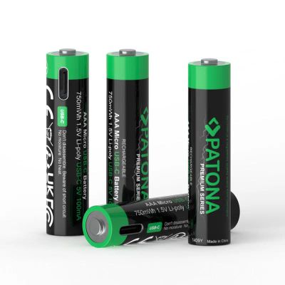 Batéria AAA (R03) nabíjacia 1,5V/500mAh PATONA PT1409 4ks