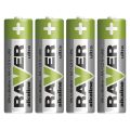 Batérie AA (R6) alkalická RAVER  4ks