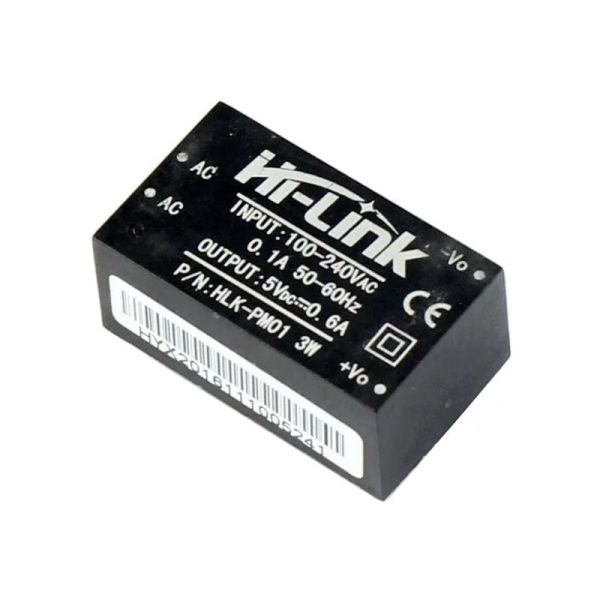 Spínaný zdroj HLK-PM01 – 5V / 0,6A / 3W