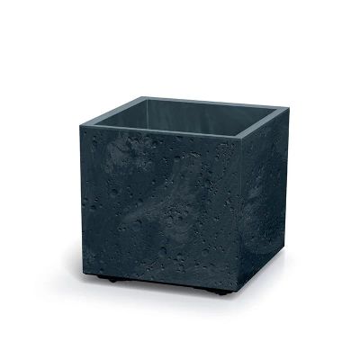 Kvetináč SIERRA SQUARE BETON EFFECT antracit 38,5cm
