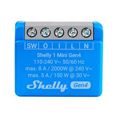 Smart Switch SHELLY 1 Mini Gen4 WiFi Zigbee Bluetooth Matter
