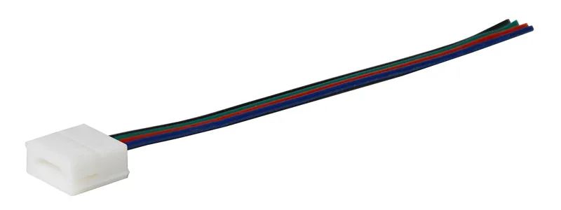 Konektor nepájivý s vodičom pre RGB LED pásiky o šírke 10mm 5050 IP65