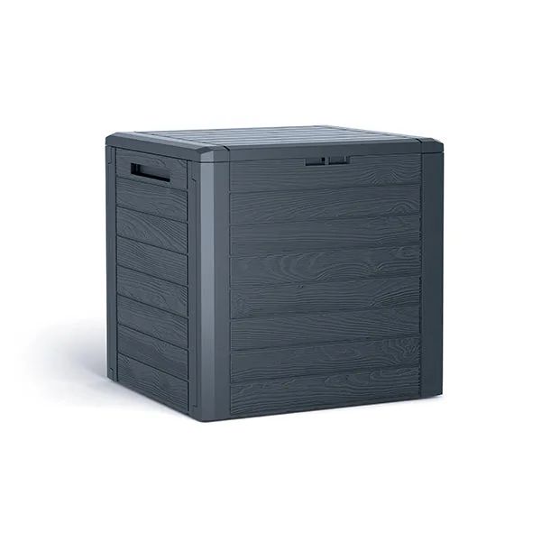 Box záhradný WOODEBOX antracit 58,5 cm - 140L