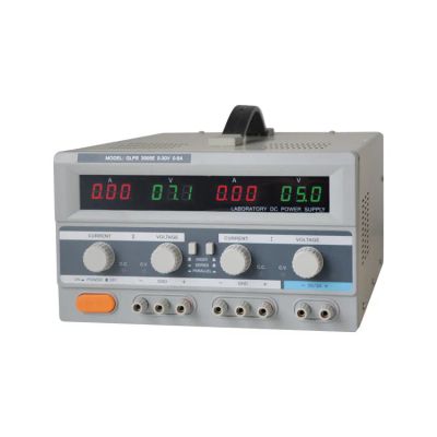 Zdroj laboratórny GETI GLPS 3005E  2x0-30V/ 0-5A+ (5V-3A)