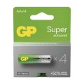 Batérie AA (R6) alkalická GP Super 4ks