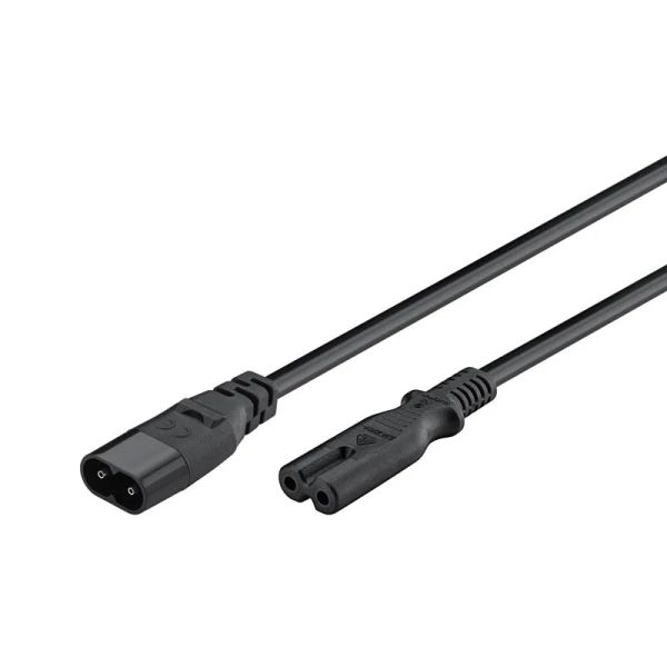 Kábel predlžovací C7/C8 GOOBAY 97201 2m čierny