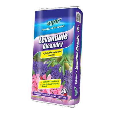 Substrát pre levandule a oleandre AGRO 20 l