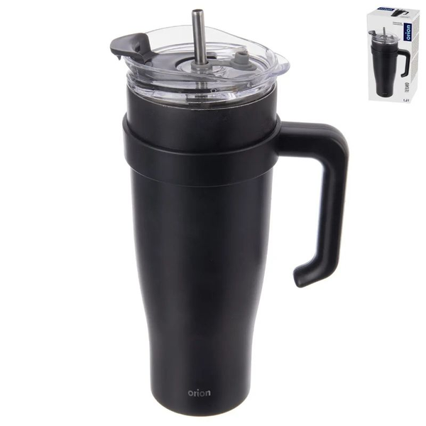 Termohrnček ORION Termo 1,2l Black