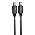 Kábel Forever Vibe USB-C - USB-C 1,0 m 60W tmavosivý