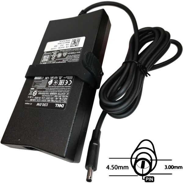 Napájací adaptér 130W, 19,5V 4,5x3,0mm, originál DELL