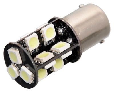Žiarovka 19 SMD LED 12V Ba15S s rezistorom CAN-BUS ready biela