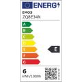 LED žiarovka GU10 5,8W MR16 biela teplá EMOS ZQ8E34N