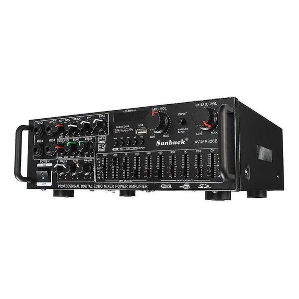 Zosilňovač, rádio, bluetooth, prehrávač MP3 Sunbuck AV-MP326BT