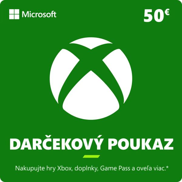 ESD XBOX - Darčeková karta Xbox 50 EUR