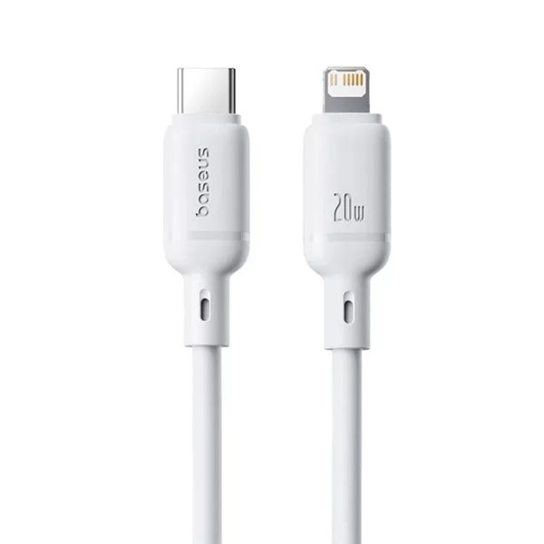 Kábel BASEUS USB-C/Lightning 1m White 20W