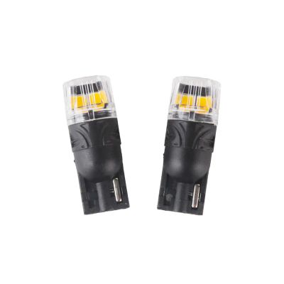 Autožiarovka LED T10 12V CARCLEVER 4LED 2835SMD oranžová 2ks