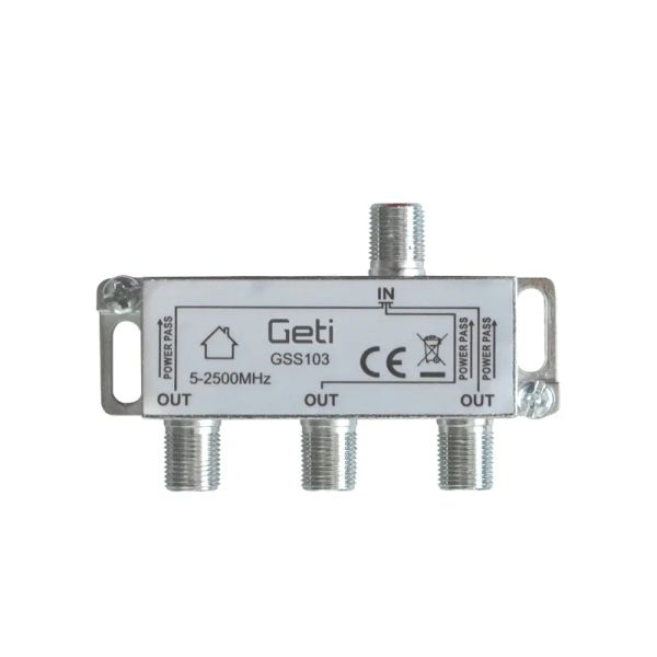 Anténny rozbočovač GETI GSS103 3 výstupy