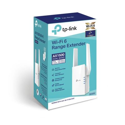 TP-Link RE505X, AX1500 Wi-Fi range extender