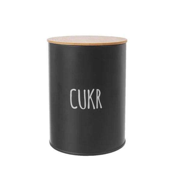 Dóza ORION Black Cukr 11cm