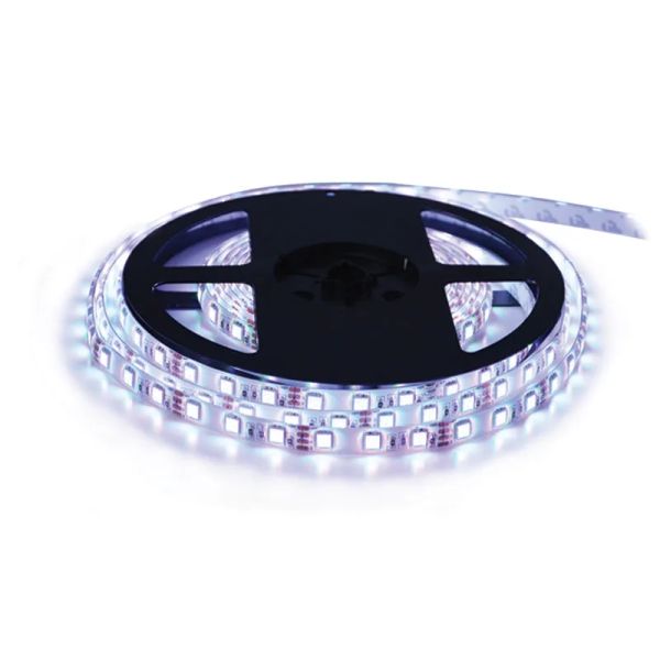 LED pásik 12V 2835 120LED/m IP20 max. 12W/m studená biela (cievka 5m) GETI
