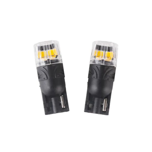 Autožiarovka LED T10 12V CARCLEVER 4LED 2835SMD oranžová 2ks
