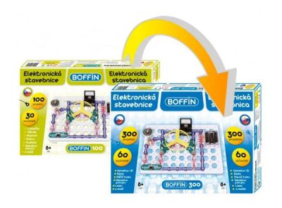 Elektronická stavebnica BOFFIN I 100 - rozšírenie na BOFFIN I 300