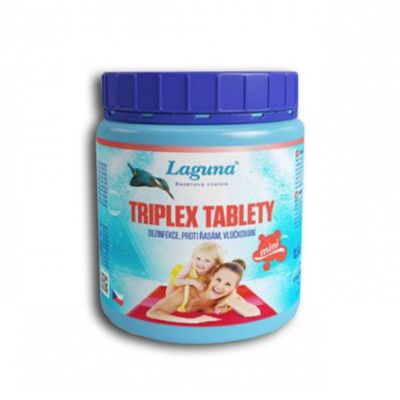 Multifunkčné tablety pre chlórovú dezinfekciu bazénovej vody LAGUNA 3v1 Triplex Mini 0,5kg
