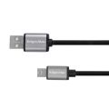 Kábel KRUGER & MATZ KM1241 Basic USB/USB mini 1m Black