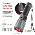 LED nabíjacie kovové svietidlo 3000 lm, 5000 mAh